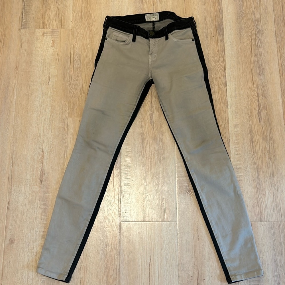 Current Elliot the Contrast Ankle Skinny Feather size 27